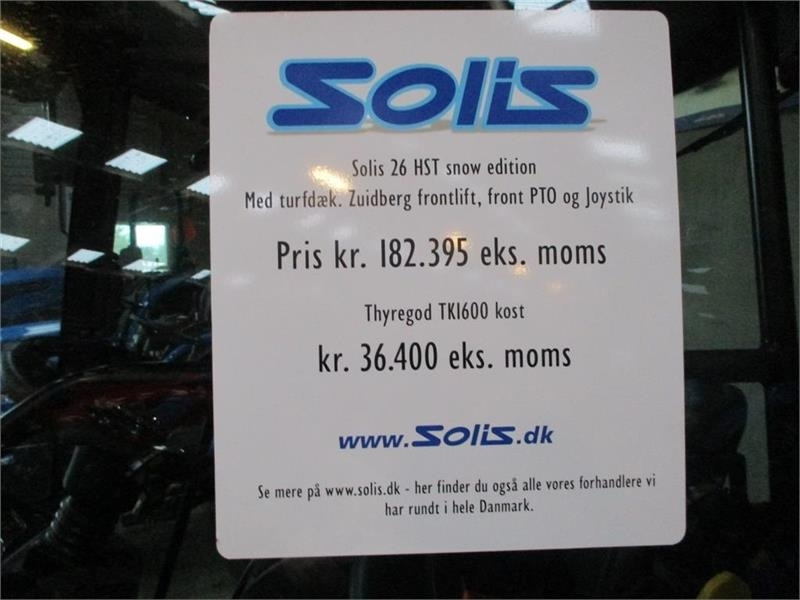 Solis 26 HST Snow Edition med frontlift, front PTO, Thyr leasing Solis 26 HST Snow Edition med frontlift, front PTO, Thyr: picture 17 Solis 26 HST Snow Edition med frontlift, front PTO, Thyr leasing Solis 26 HST Snow Edition med frontlift, front PTO, Thyr: picture 17