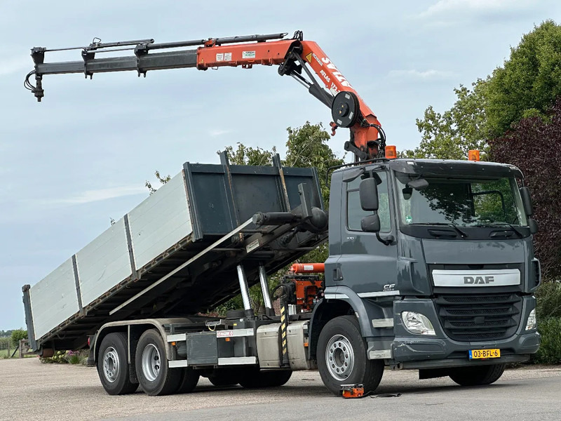 DAF CF 370 EURO6!!6x2!KRAAN/KRAN/KABEL/ABROLLKIPPER!!2014!! - Cable system truck, Crane truck: picture 1 DAF CF 370 EURO6!!6x2!KRAAN/KRAN/KABEL/ABROLLKIPPER!!2014!! - Cable system truck, Crane truck: picture 1