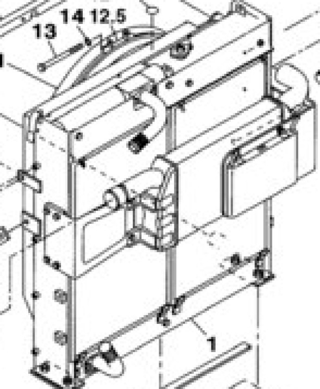 Case KRH10812 - KRH10811 - Oil cooler for Agricultural machinery: picture 1 Case KRH10812 - KRH10811 - Oil cooler for Agricultural machinery: picture 1