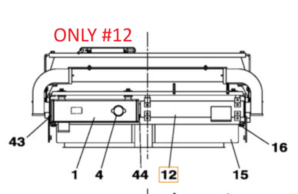 Case LN002110 - Intercooler for Construction machinery: picture 1 Case LN002110 - Intercooler for Construction machinery: picture 1
