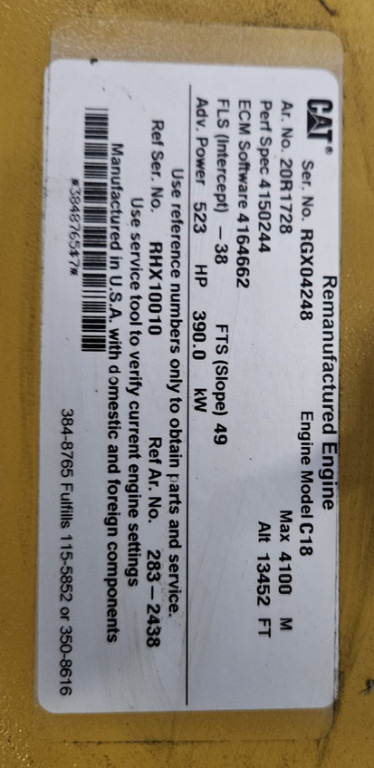 Caterpillar 20R1728 - Engine for Construction machinery: picture 2 Caterpillar 20R1728 - Engine for Construction machinery: picture 2