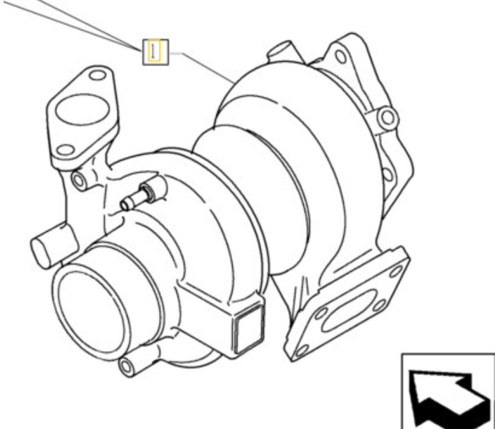 New Holland VA4933500701 - VA4933500730 - Turbo for Construction machinery: picture 1 New Holland VA4933500701 - VA4933500730 - Turbo for Construction machinery: picture 1