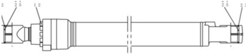 New Holland YN01V00153F2 - Hydraulic cylinder for Construction machinery: picture 1 New Holland YN01V00153F2 - Hydraulic cylinder for Construction machinery: picture 1