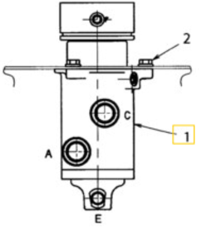 New Holland YN55V00053F1 - Hydraulics for Construction machinery: picture 1 New Holland YN55V00053F1 - Hydraulics for Construction machinery: picture 1