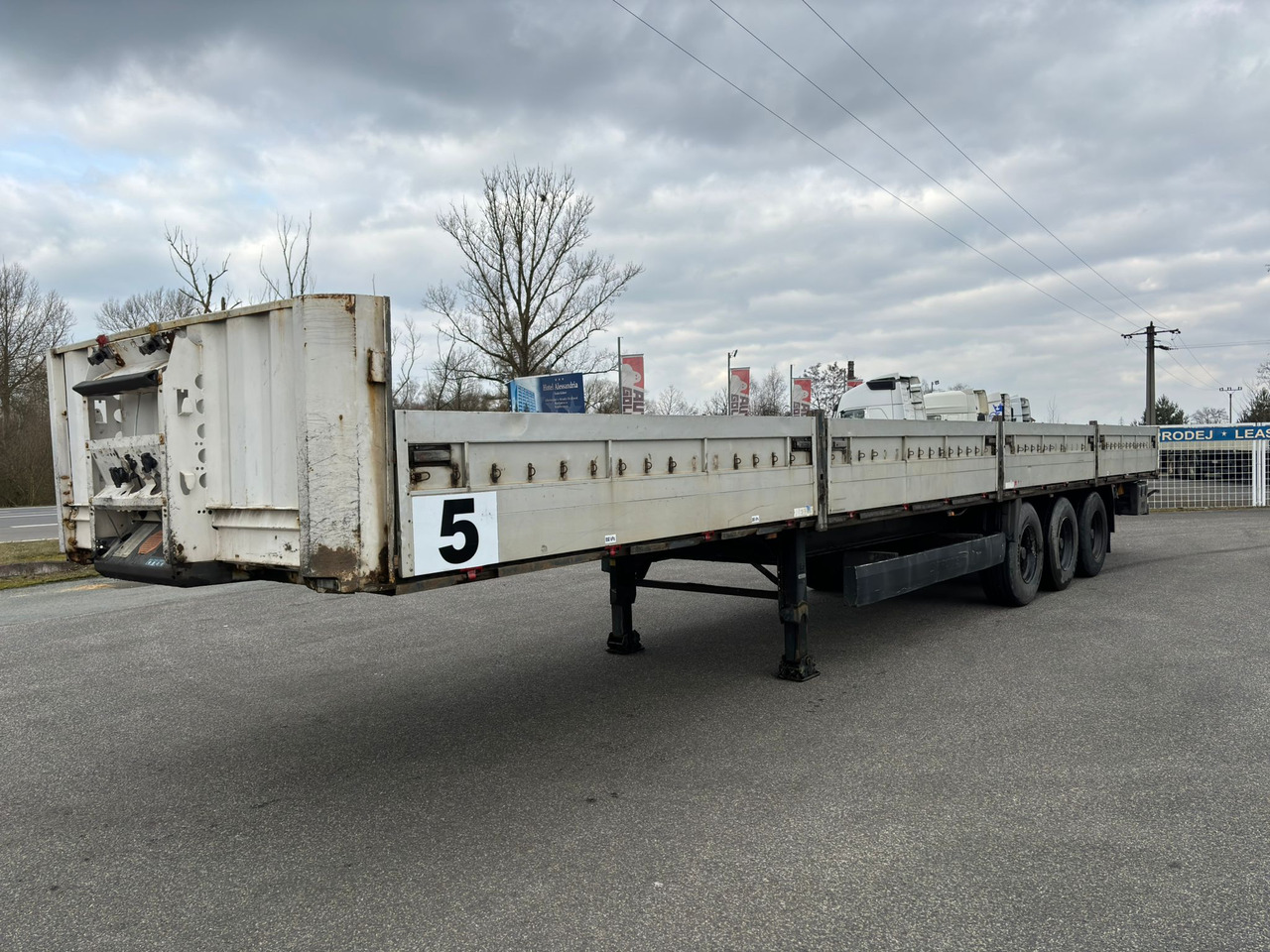 KRONE SD P - Dropside/ Flatbed semi-trailer: picture 1 KRONE SD P - Dropside/ Flatbed semi-trailer: picture 1
