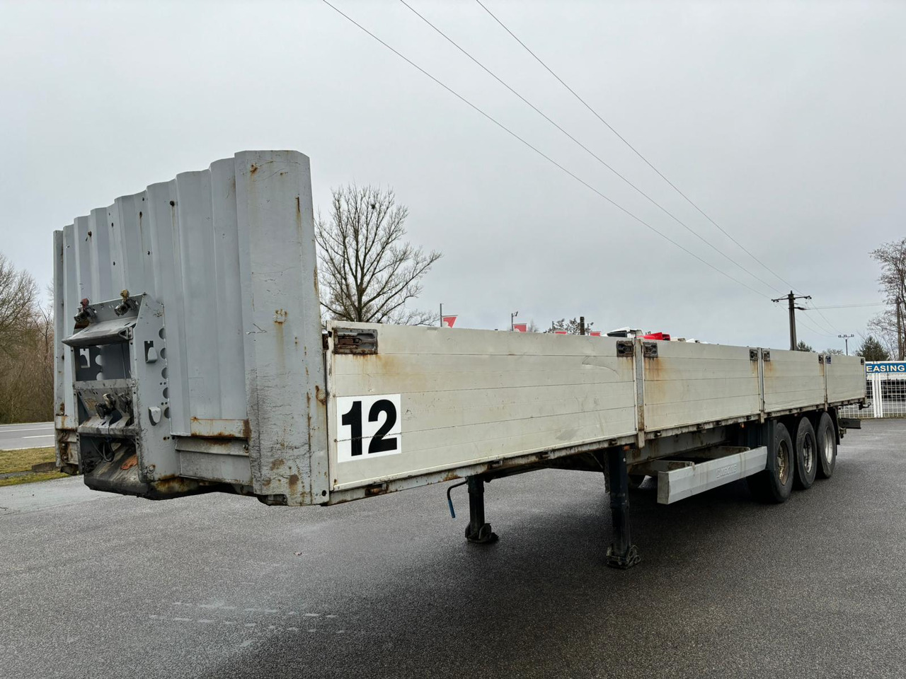 KRONE SD P - Dropside/ Flatbed semi-trailer: picture 1 KRONE SD P - Dropside/ Flatbed semi-trailer: picture 1