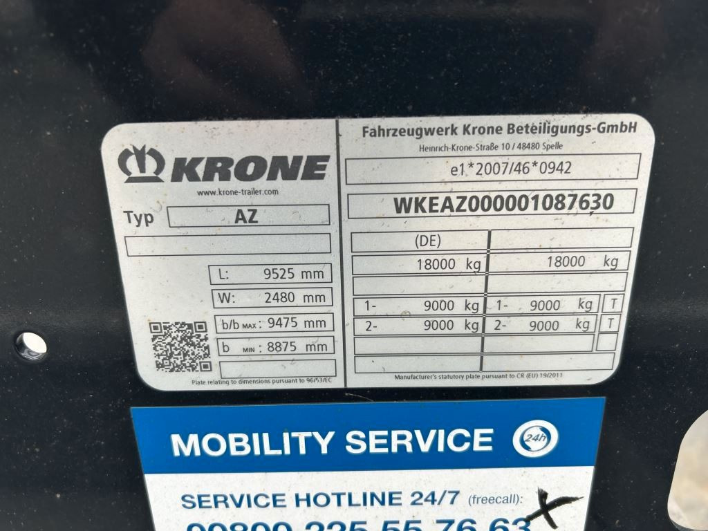 Krone 2 Achswechselfahrgestell, Typ: MAXI AZW 18 eL3B7 - Container transporter/ Swap body trailer: picture 4 Krone 2 Achswechselfahrgestell, Typ: MAXI AZW 18 eL3B7 - Container transporter/ Swap body trailer: picture 4