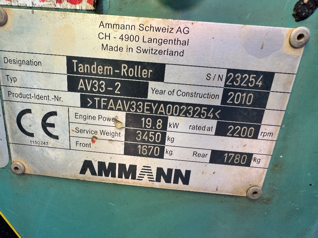 Ammann AV 33-2 - Road roller: picture 4 Ammann AV 33-2 - Road roller: picture 4