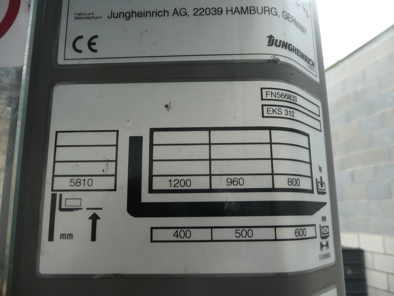 Order picker Jungheinrich EKS 312 Z+F 500 ZT: picture 8 Order picker Jungheinrich EKS 312 Z+F 500 ZT: picture 8