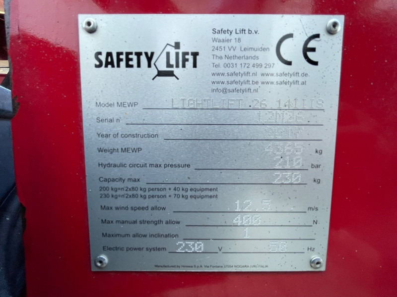 Hinowa Lightlift 26.14 IIIS - Articulated boom: picture 3 Hinowa Lightlift 26.14 IIIS - Articulated boom: picture 3