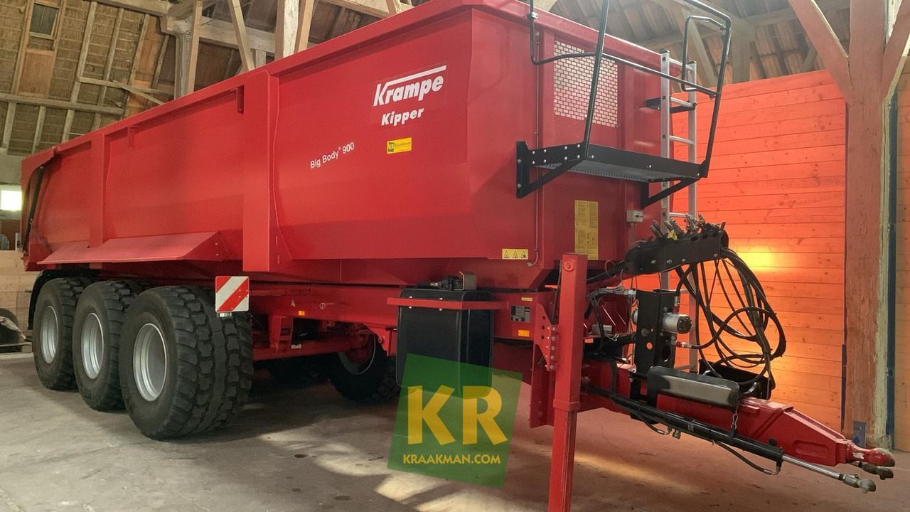 Farm tipping trailer/ Dumper BIG BODY 900 Krampe: picture 1