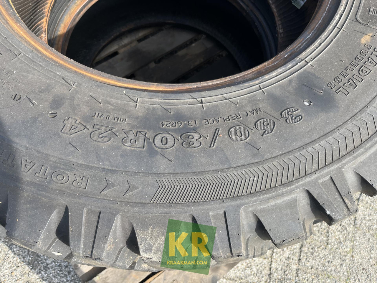 Onbekend merk Nokian 360/80R24 Tri 2 - Tire for Agricultural machinery: picture 3 Onbekend merk Nokian 360/80R24 Tri 2 - Tire for Agricultural machinery: picture 3