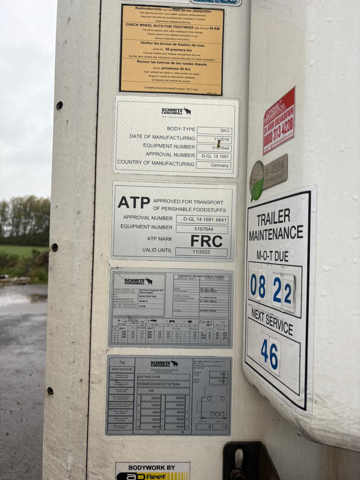 2012 Gray & Adams 10.4m Fridge Trailer – BTK110 - Refrigerator semi-trailer: picture 2 2012 Gray & Adams 10.4m Fridge Trailer – BTK110 - Refrigerator semi-trailer: picture 2