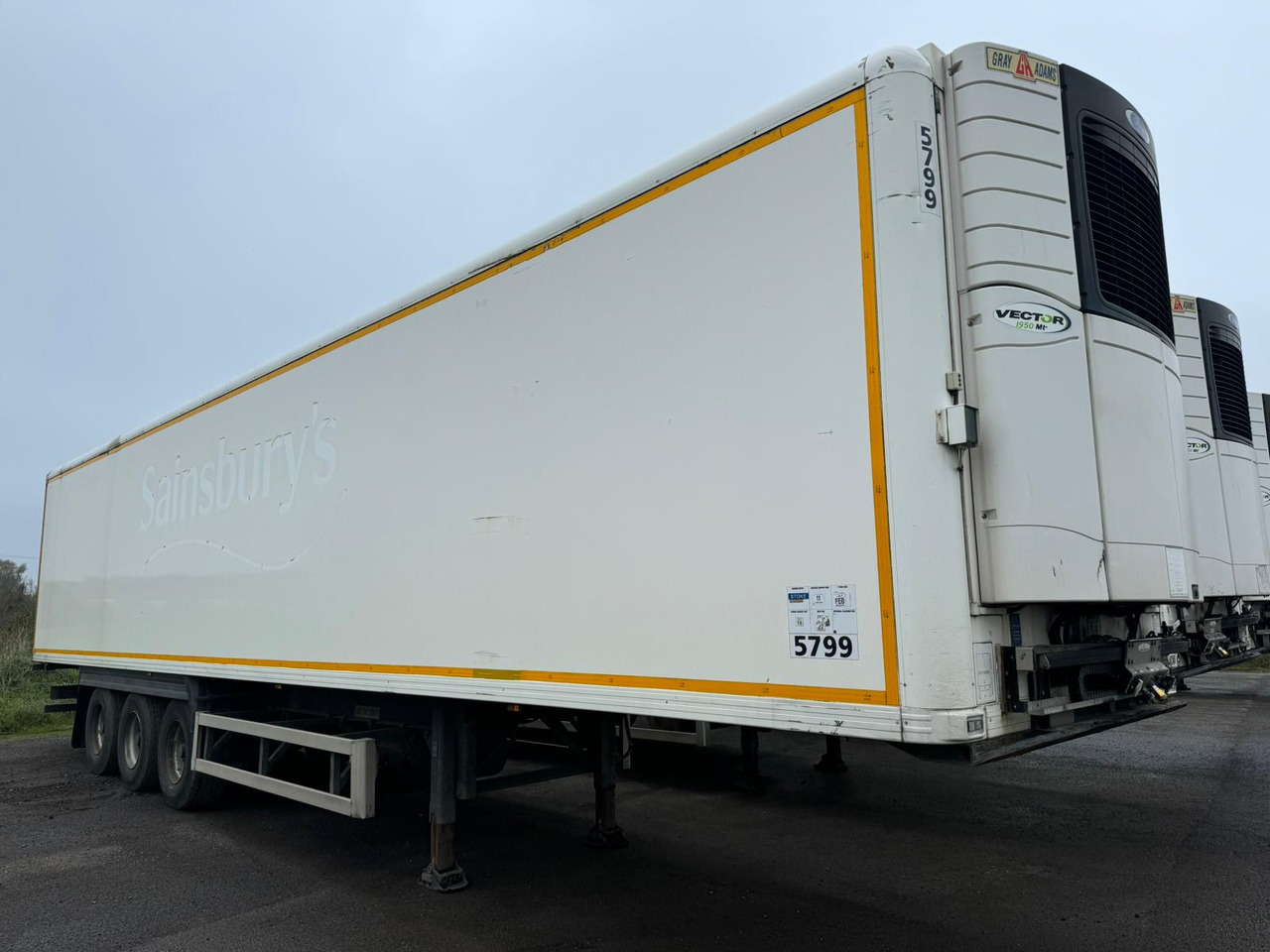 2015 Gray and Adams 13.6m Fridge Trailer - Refrigerator semi-trailer: picture 2 2015 Gray and Adams 13.6m Fridge Trailer - Refrigerator semi-trailer: picture 2