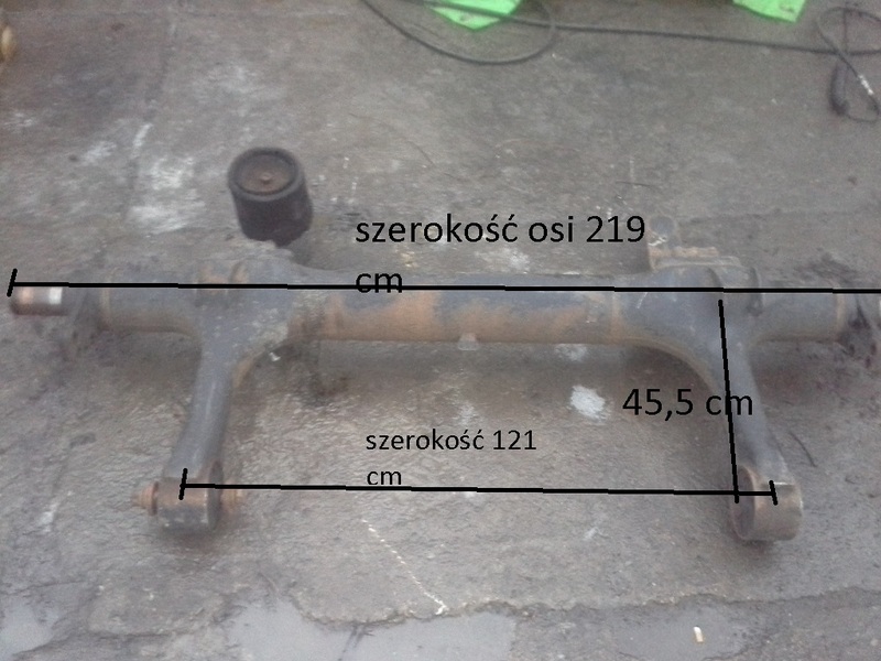 MERCEDES SCHMITZ TE4 TE5 - Axle and parts: picture 2 MERCEDES SCHMITZ TE4 TE5 - Axle and parts: picture 2