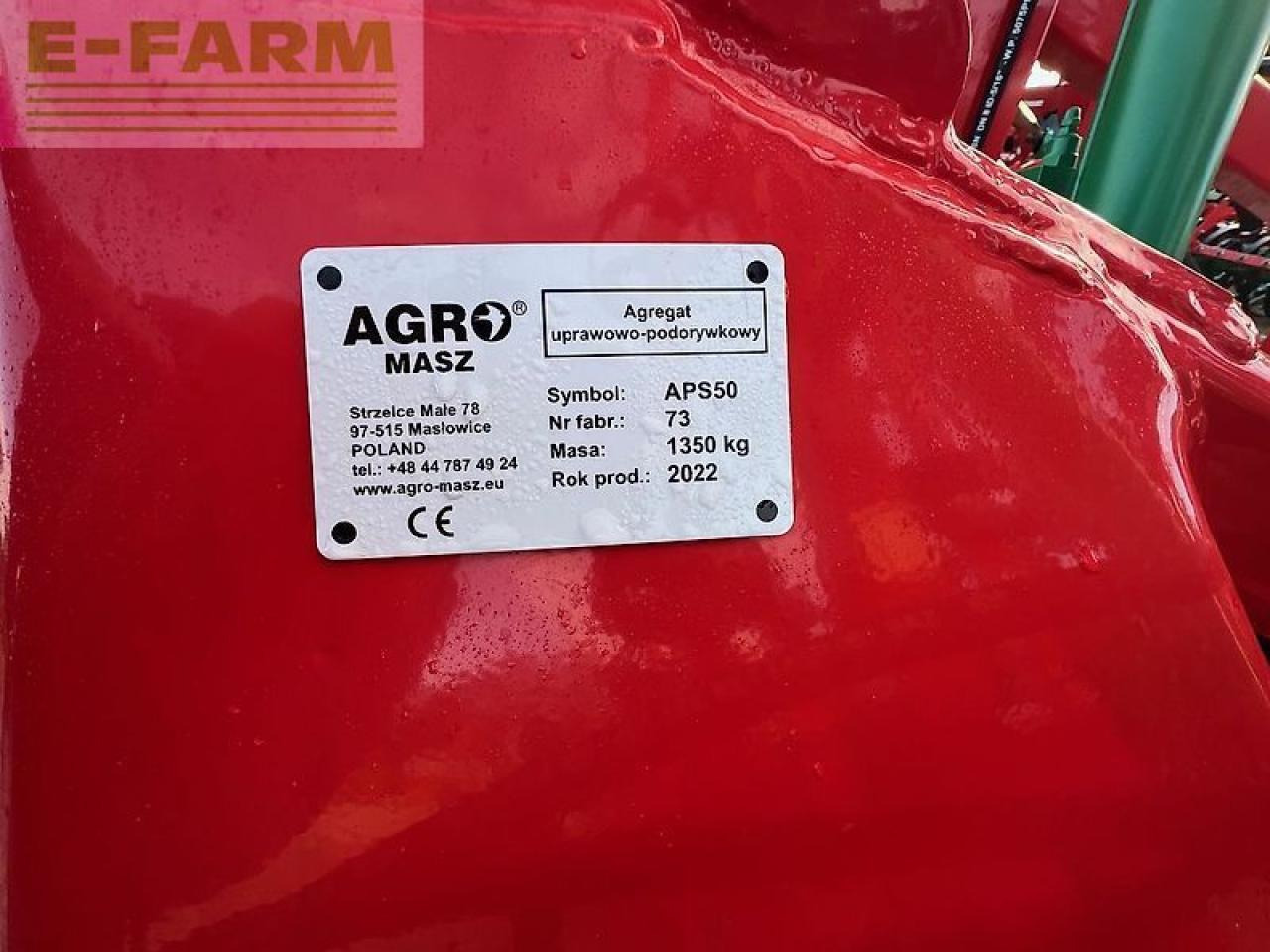 Agro-Masz aps 50h - Cultivator: picture 4 Agro-Masz aps 50h - Cultivator: picture 4