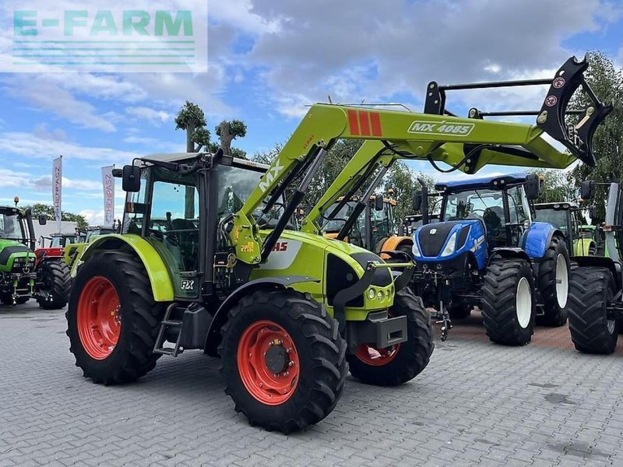 CLAAS celtis 446 plus rx + mailleux mx40-85 - Farm tractor: picture 4 CLAAS celtis 446 plus rx + mailleux mx40-85 - Farm tractor: picture 4