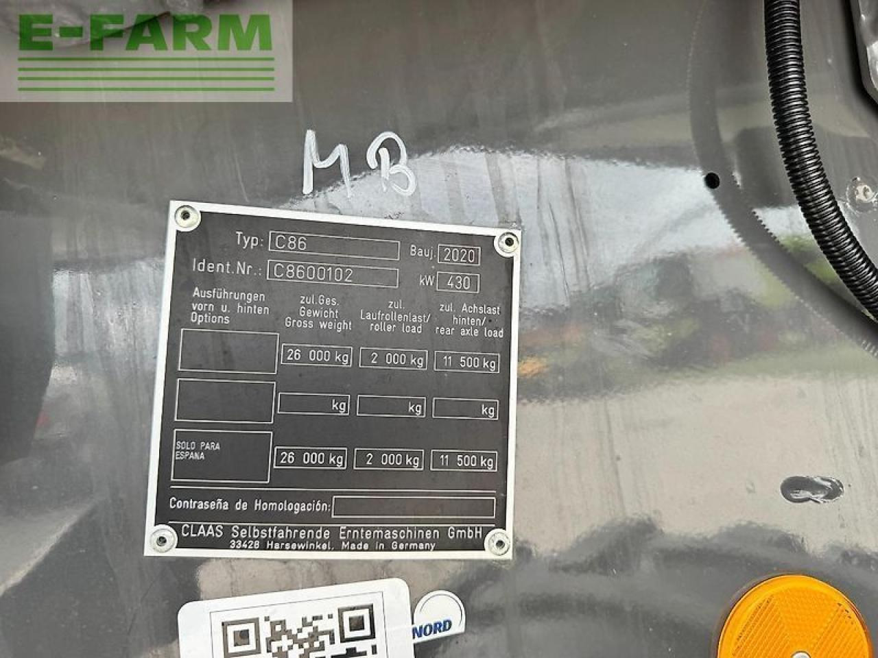 Combine harvester CLAAS lexion 8700 tt: picture 17