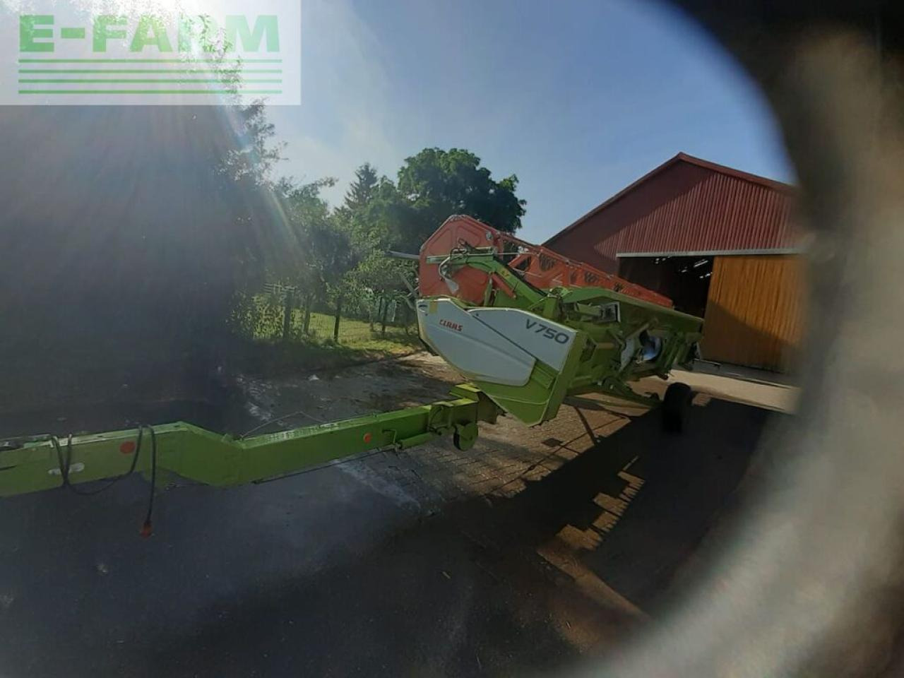 CLAAS vario-schneidwerk v 750 + transportwagen - Forage harvester attachment: picture 4 CLAAS vario-schneidwerk v 750 + transportwagen - Forage harvester attachment: picture 4