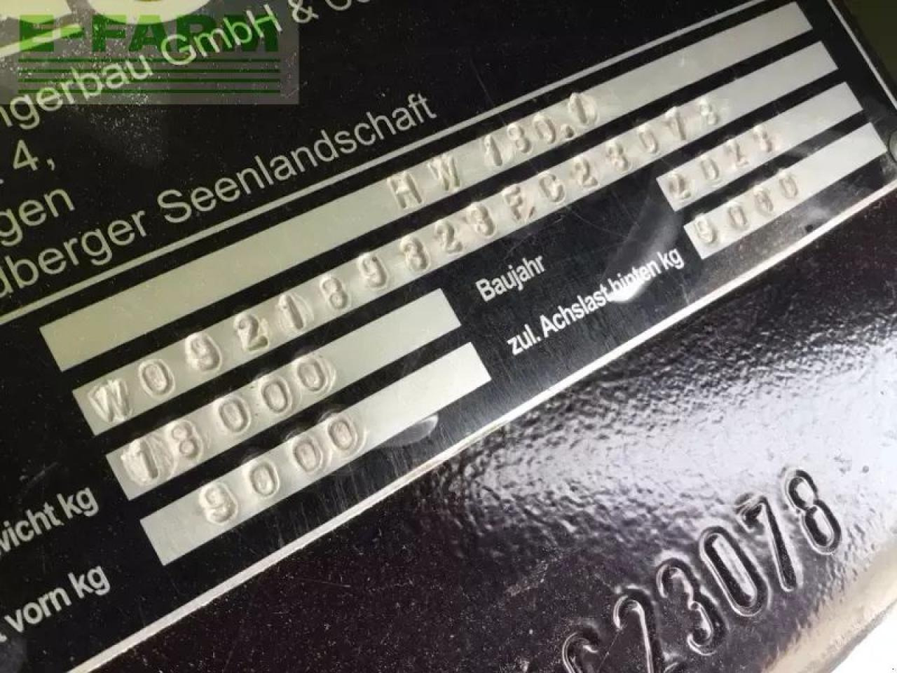 Conow hw 180 - Farm trailer: picture 3 Conow hw 180 - Farm trailer: picture 3