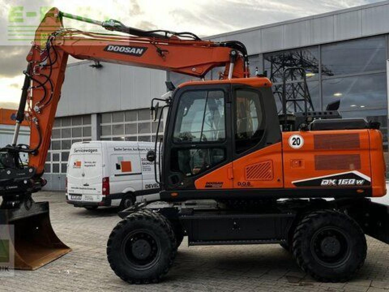 Doosan dx 160w-7 - Wheel excavator: picture 2 Doosan dx 160w-7 - Wheel excavator: picture 2