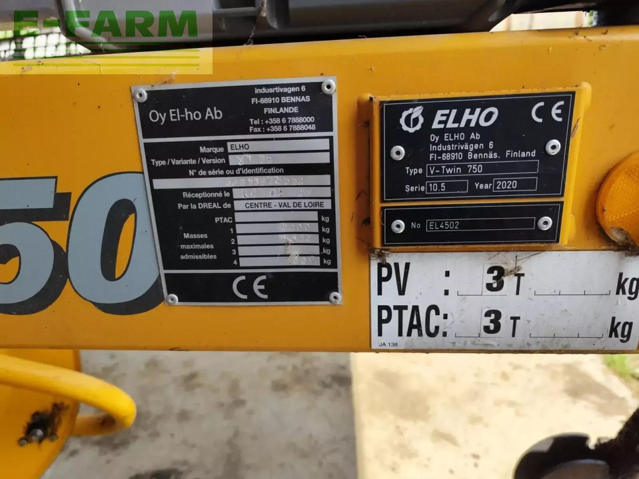 Elho v-twin 750 - Tedder/ Rake: picture 4 Elho v-twin 750 - Tedder/ Rake: picture 4
