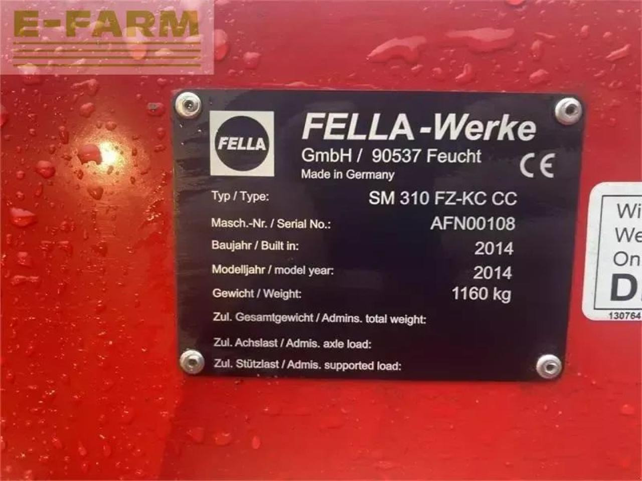 Fella sm 991 tl-kc / sm 310 fz kc - Mower: picture 3 Fella sm 991 tl-kc / sm 310 fz kc - Mower: picture 3