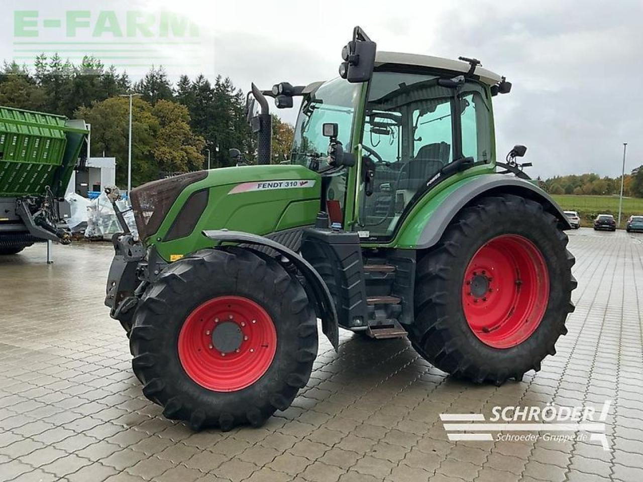 Farm tractor Fendt 310 vario s4 power Power: picture 7