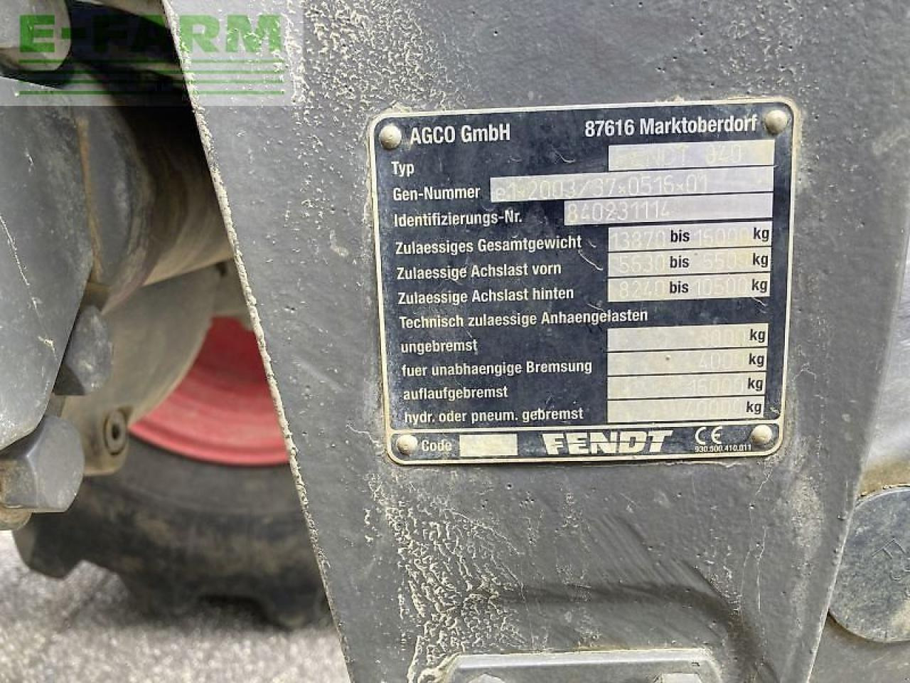 Farm tractor Fendt 824 vario s4 profi plus ProfiPlus: picture 17 Farm tractor Fendt 824 vario s4 profi plus ProfiPlus: picture 17