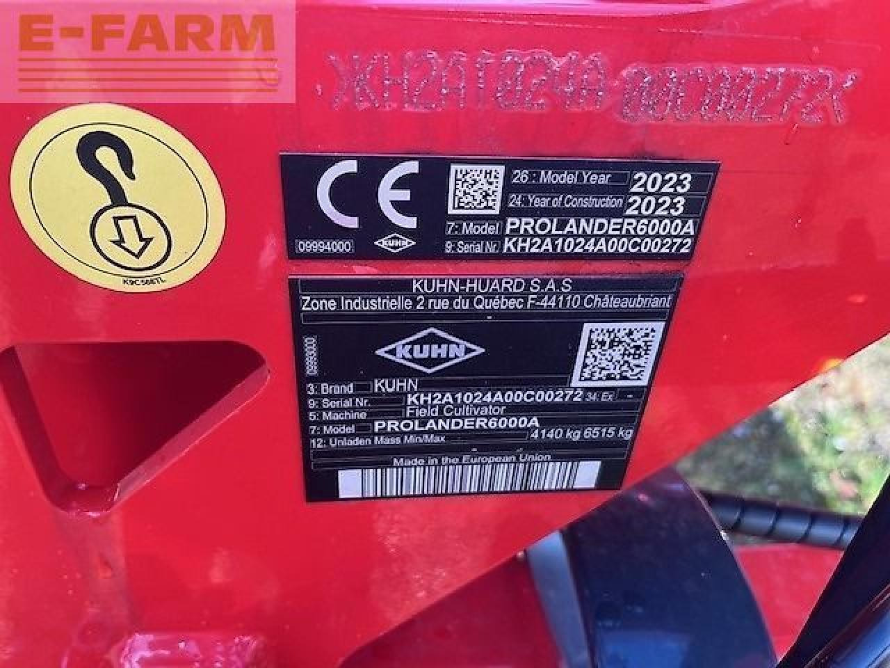 Kuhn prolander 6000 - Combine seed drill: picture 2 Kuhn prolander 6000 - Combine seed drill: picture 2