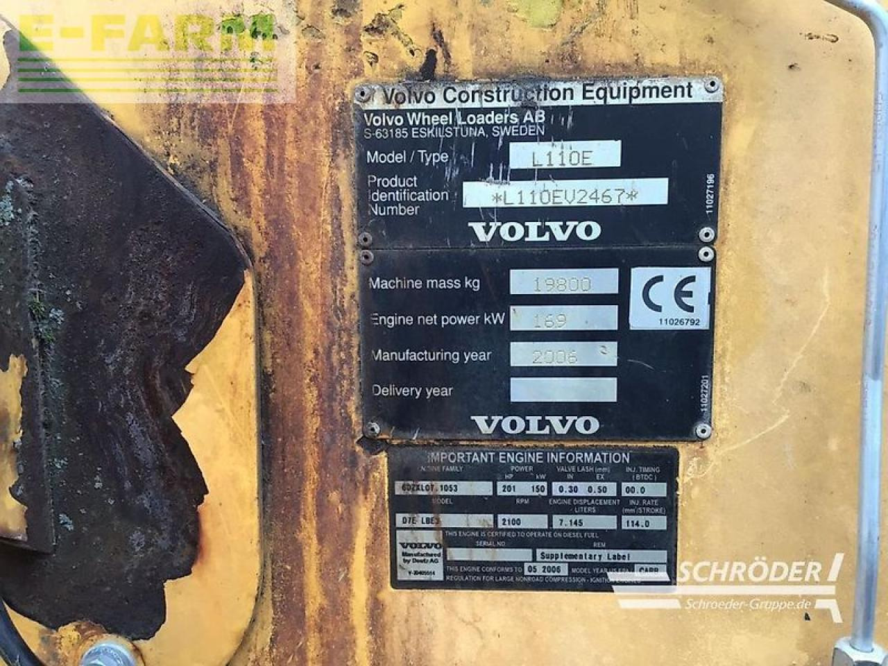 Mini excavator Volvo l 110 e: picture 20