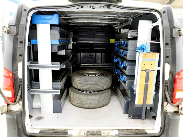 Small van MERCEDES-BENZ Vito114CDI KA lang ,Klima,Sortimo Regalsystem...: picture 14