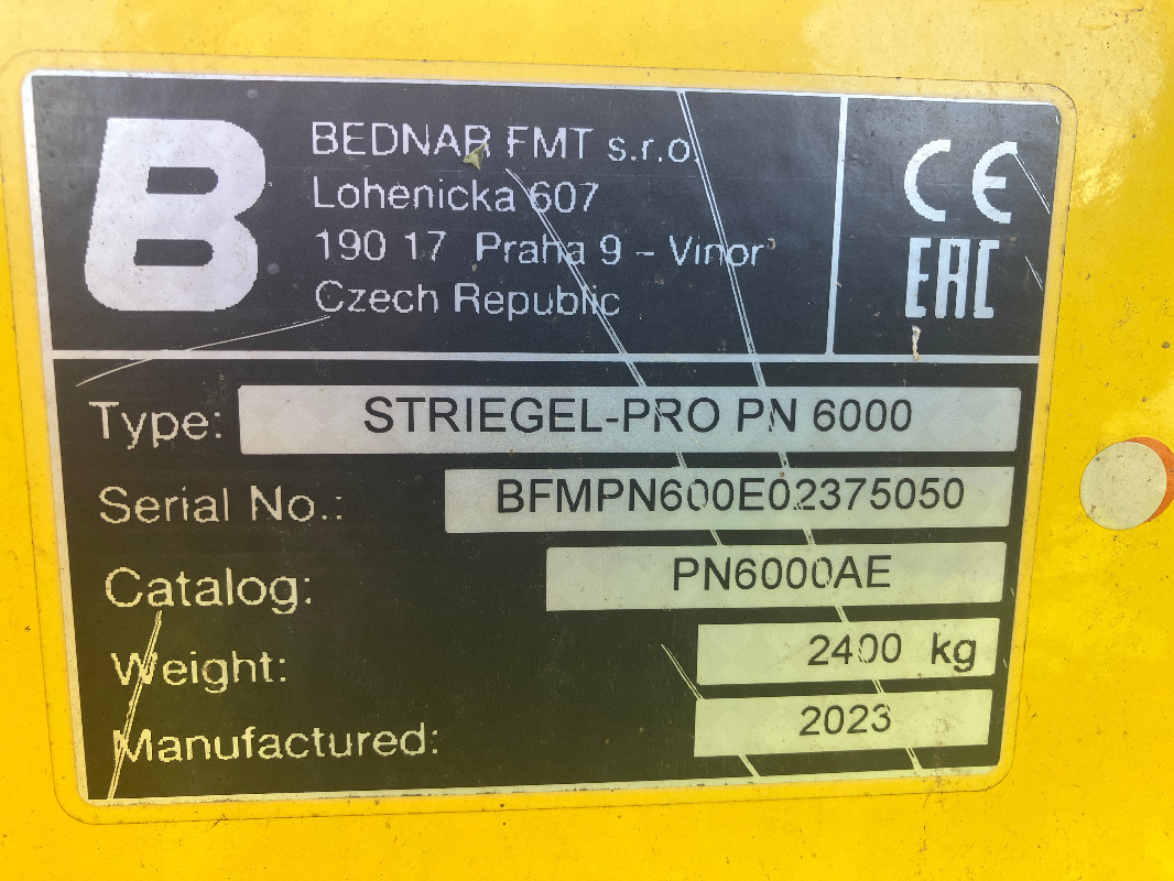 Bednar Striegel-Pro PN 6000 - Fertilizing equipment: picture 2 Bednar Striegel-Pro PN 6000 - Fertilizing equipment: picture 2