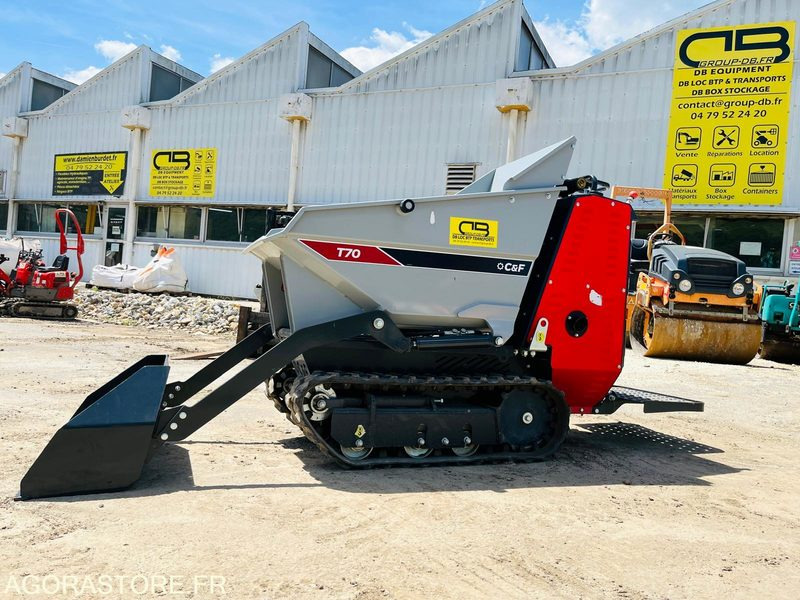 BROUETTE SUR CHENILLES AUTOCHARGEUSE C&F T70.1.1SL - 2022 NEUVE MODELE DE DEMO - Crawler dumper: picture 3 BROUETTE SUR CHENILLES AUTOCHARGEUSE C&F T70.1.1SL - 2022 NEUVE MODELE DE DEMO - Crawler dumper: picture 3