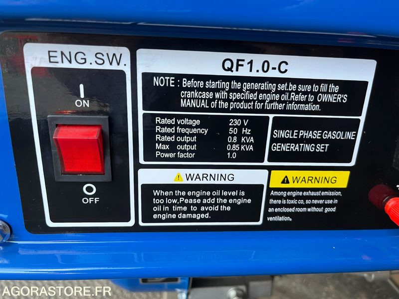 Groupe électrogène neuf Zeppelin 1KVA - Generator set: picture 5 Groupe électrogène neuf Zeppelin 1KVA - Generator set: picture 5