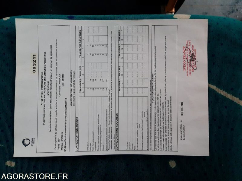 IVECO BUS CROSSWAY N°093211 - School bus: picture 3 IVECO BUS CROSSWAY N°093211 - School bus: picture 3