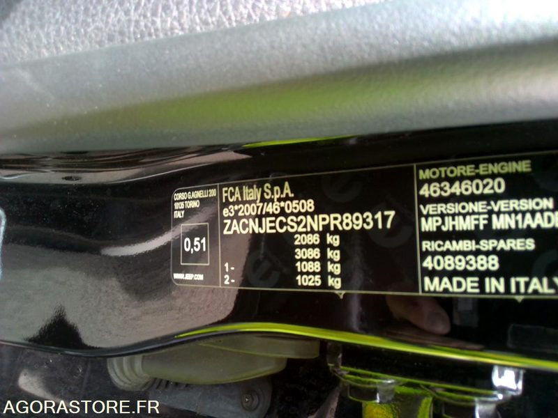 JEEP COMPASS 1.6 MJET 130 LIMITED - 2022 / 56578KM (ZACNJECS2NPR89317) - SUV: picture 4 JEEP COMPASS 1.6 MJET 130 LIMITED - 2022 / 56578KM (ZACNJECS2NPR89317) - SUV: picture 4