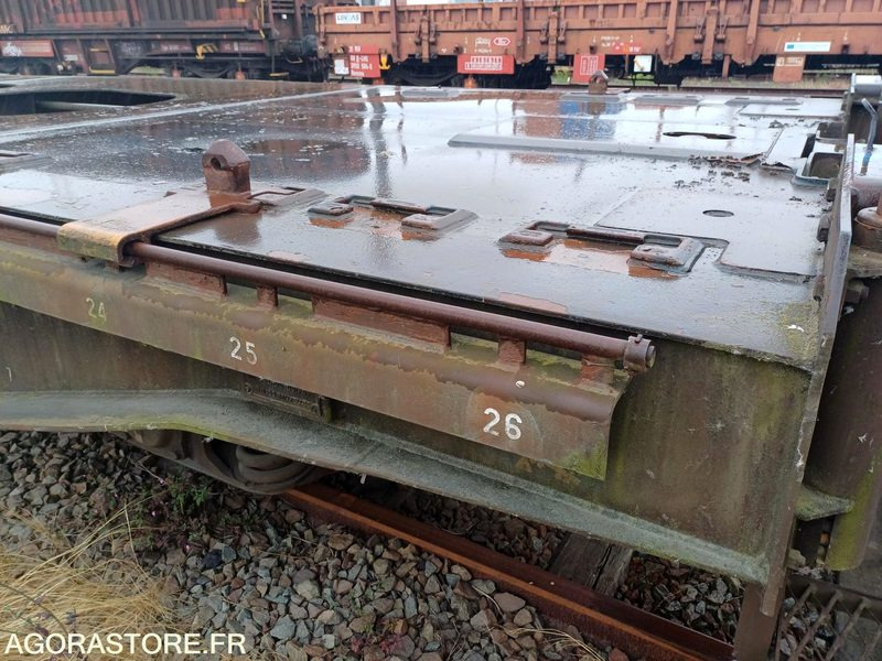 Wagon plat intermodal type Sggnss – modèle 6432B0-4, 72 pieds - 2004 (ref 1538) - Other machinery: picture 4 Wagon plat intermodal type Sggnss – modèle 6432B0-4, 72 pieds - 2004 (ref 1538) - Other machinery: picture 4