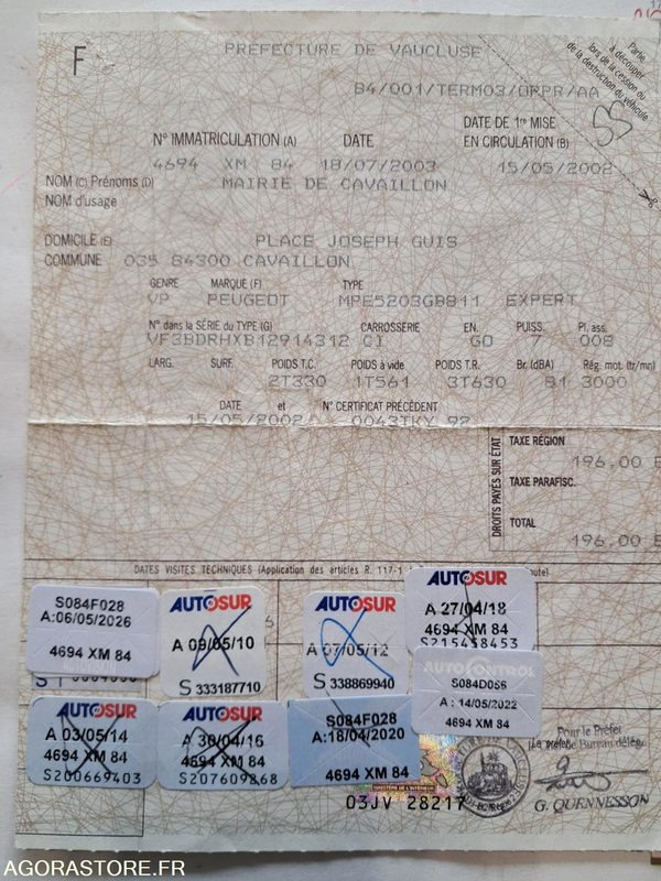 Minibus, Passenger van PEUGEOT EXPERT COMBI 8 PLACES: picture 11