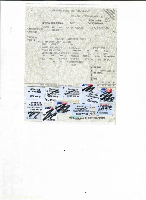 Small van PEUGEOT PARTNER BENNE: picture 7