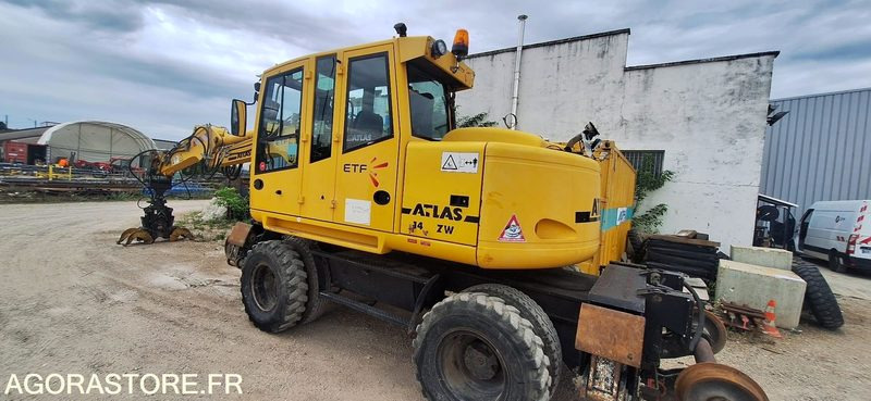 Pelle Rail-Route Atlas 1404 K ZW - 2010 / 12002 HEURES (VC25072G) - Wheel excavator: picture 4 Pelle Rail-Route Atlas 1404 K ZW - 2010 / 12002 HEURES (VC25072G) - Wheel excavator: picture 4