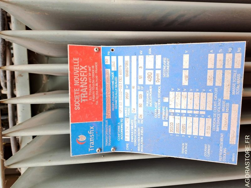 Construction equipment, Trailer REMORQUE EQUIPEE TRANSFORMATEUR: picture 8