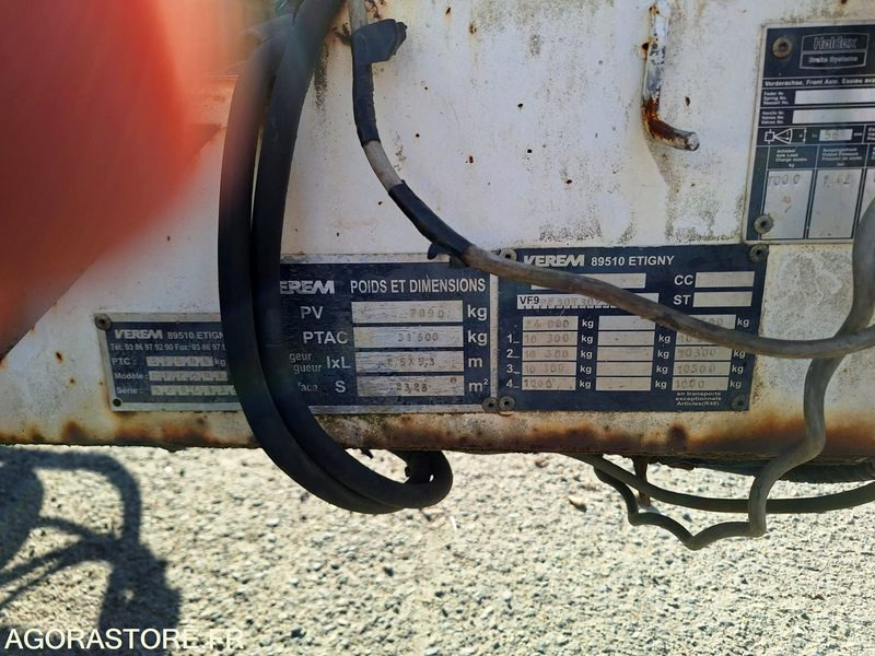 Remorque porte engin VEREM - Semi-trailer: picture 2 Remorque porte engin VEREM - Semi-trailer: picture 2