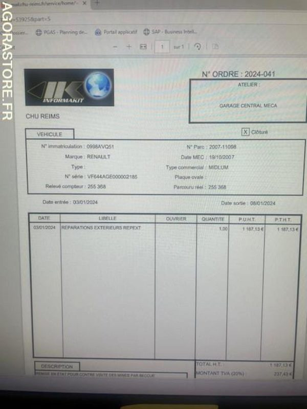 POID LOURD RENAULT MIDLUM - Truck: picture 5 POID LOURD RENAULT MIDLUM - Truck: picture 5