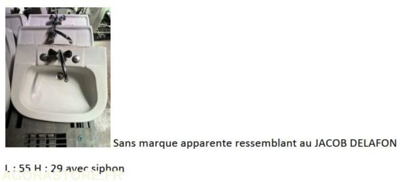 Vasques simples - Tool/ Equipment: picture 5 Vasques simples - Tool/ Equipment: picture 5