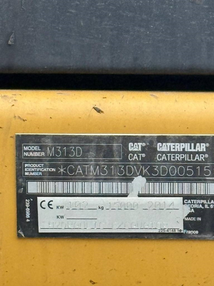 CAT 313 D - Wheel excavator: picture 3 CAT 313 D - Wheel excavator: picture 3