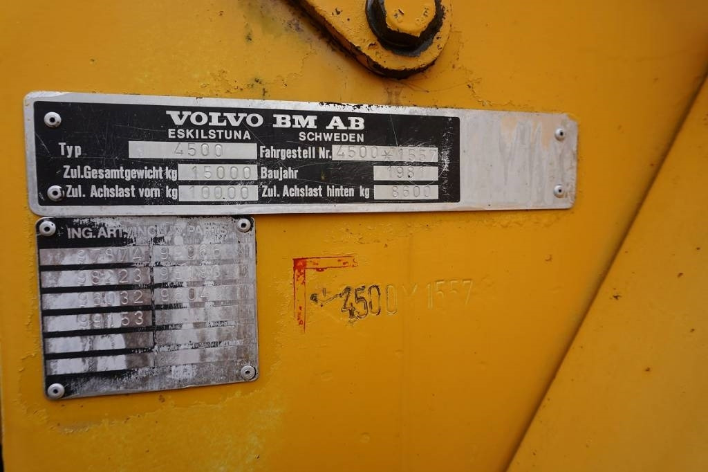 Volvo 4500 - Wheel loader: picture 4 Volvo 4500 - Wheel loader: picture 4