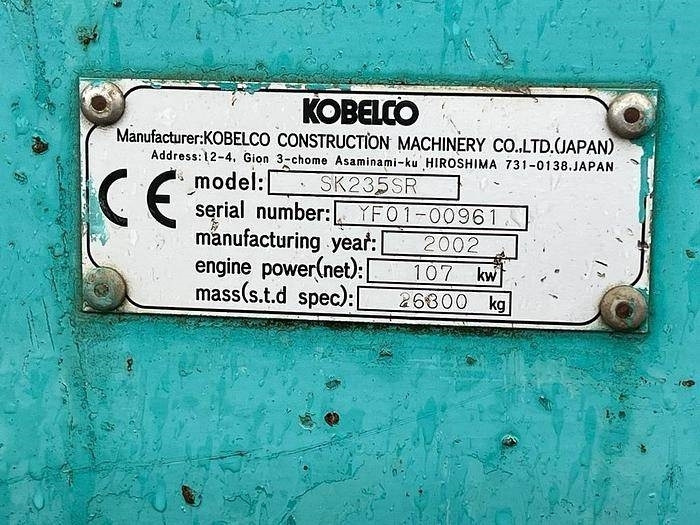 Kobelco SK235 SR - Crawler excavator: picture 2 Kobelco SK235 SR - Crawler excavator: picture 2