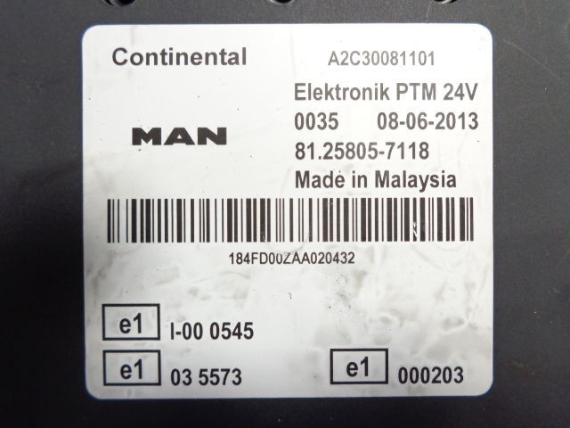 Bosch ECU complete set with PTM and ignition with key - ECU for Truck: picture 5 Bosch ECU complete set with PTM and ignition with key - ECU for Truck: picture 5