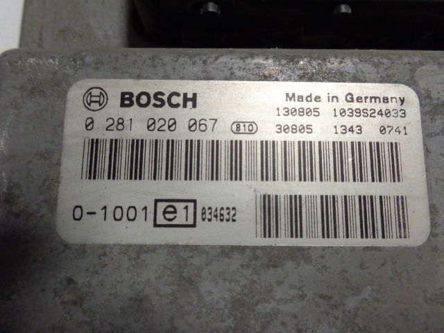 Bosch ECU complete set with PTM and ignition with key - ECU for Truck: picture 3 Bosch ECU complete set with PTM and ignition with key - ECU for Truck: picture 3